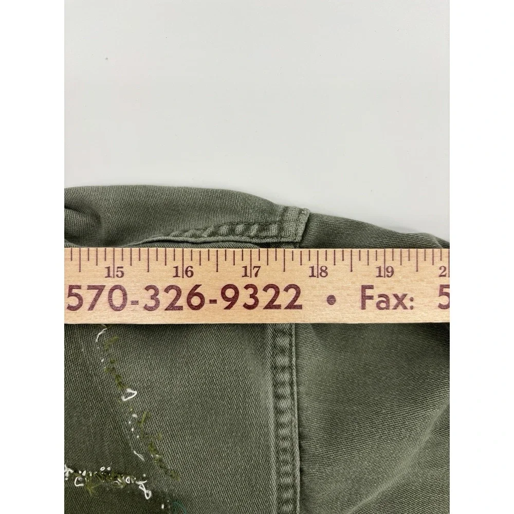 Vietnam Jacket OG-107 Coat Mens War Fatigue Cotton Sateen Heavy Wear Patina S